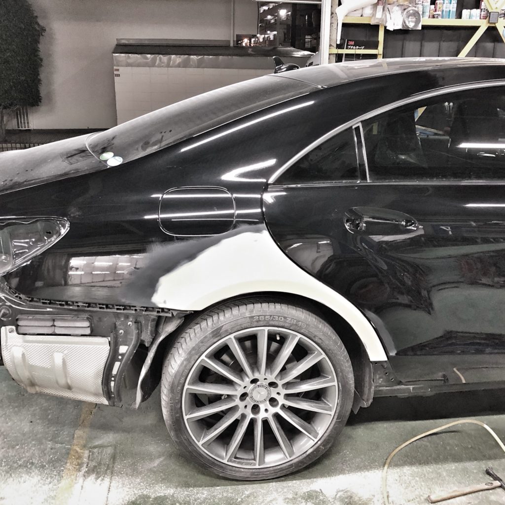 木田自動車杉並工場鈑金塗装ボディ修理鈑金仕上がりの車